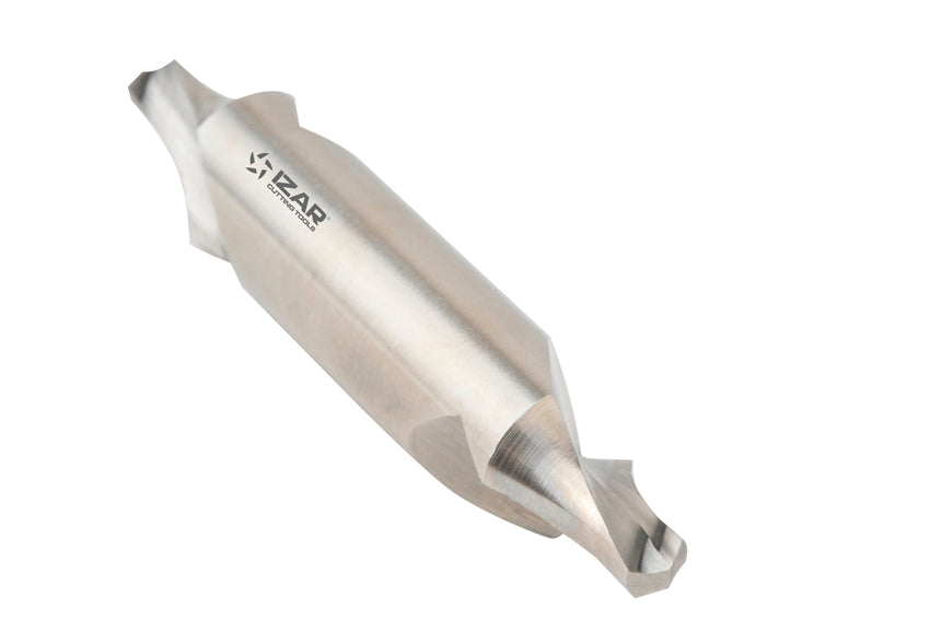 Burghiu HSS DIN333R centrare - 1320 - 02.50X06.30 mm - TIN IZAR