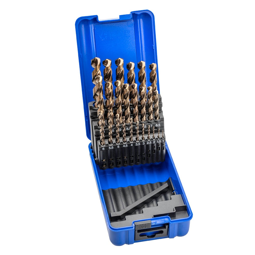 Burghiu Set DIN338 25-PCS.  - 1456 - EXPO BOX-PALLET 5 SetS 1-13X0.50 MULTI-INOX (1021) IZAR