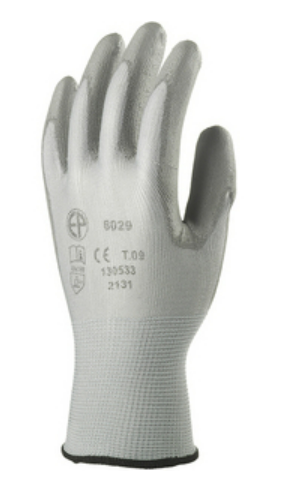 EP precision protective gloves, size 6, grey, EUROTEHNIQUE