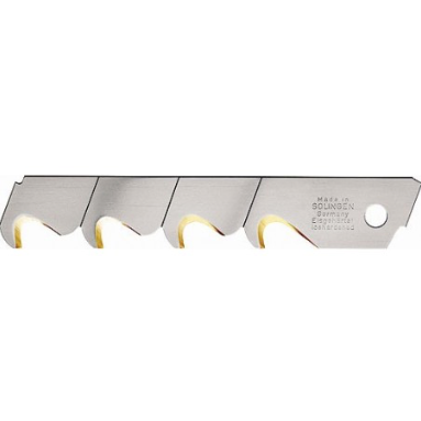 Lama pentru cutter cu carlig, TiN, 18mm, 3 segmente, set 10 buc, LUTZ BLADES - sefira.ro