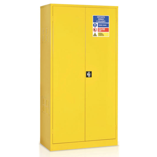 Safety cabinets for paints and solvents