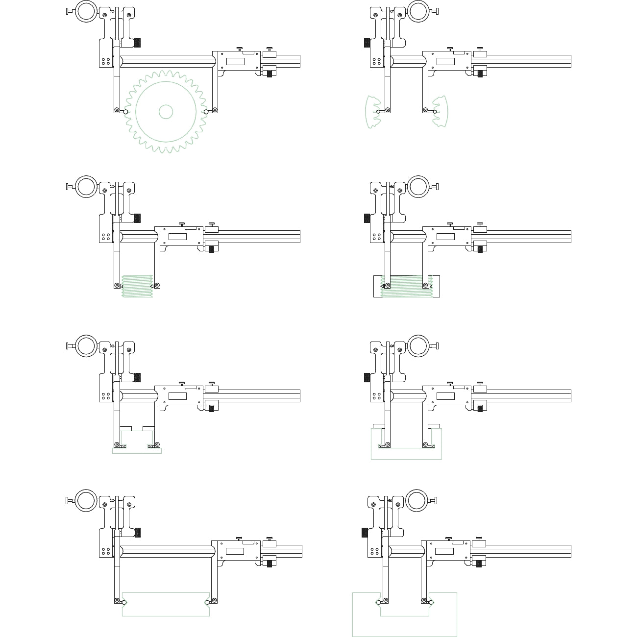 Pressure gauge for internal/external dimensions IP54 with ALPA AA120 preset