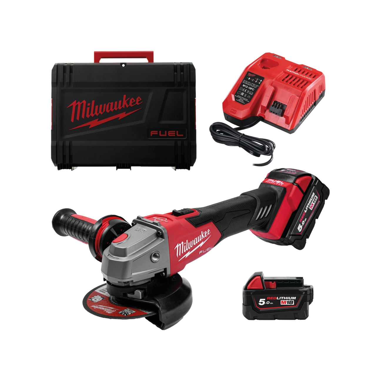 Polizoare unghiulare fara fir MILWAUKEE M18 FSAG125XB-502X 18V