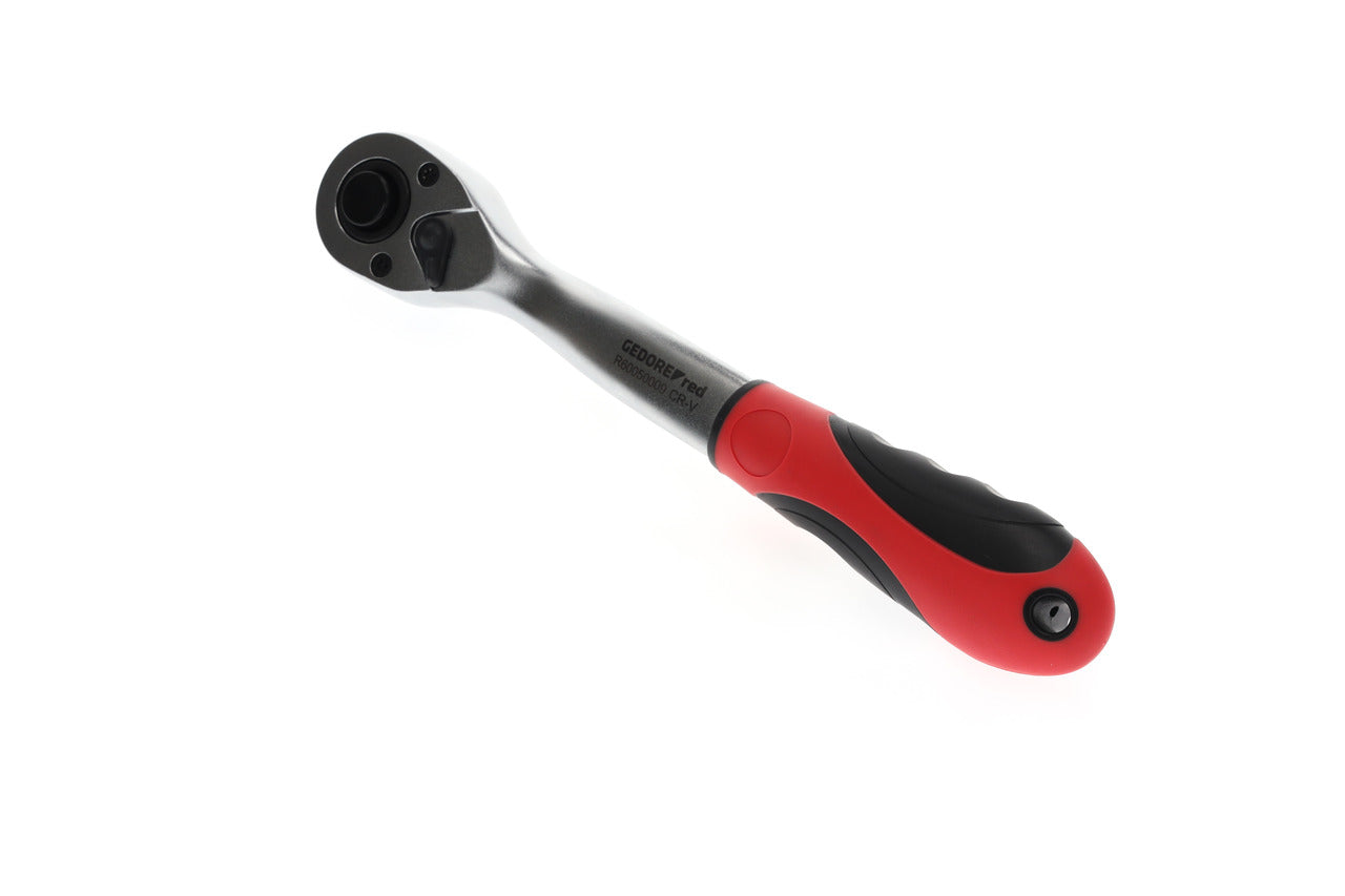 Antrenor cu clichet 1/4", reversibil, cu adaptor de actionare, R40150027, GEDORE RED - sefira.ro