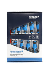 Set surubelnite 3C, 5.5-8mm, PH1; 2, tester de faza, 10 buc, 2150-2160 PH-010, GEDORE - sefira.ro