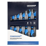 Set surubelnite 3C, 5.5-8mm, PH1; 2, tester de faza, 10 buc, 2150-2160 PH-010, GEDORE - sefira.ro