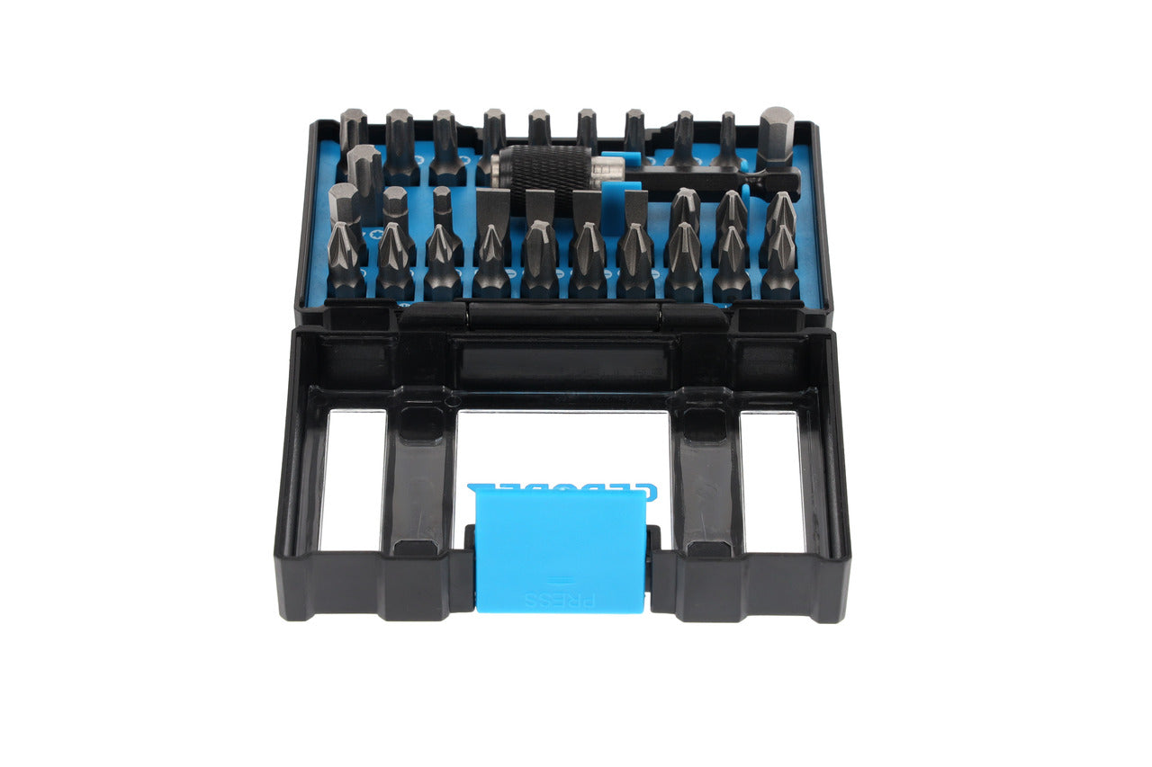 Set tubulare 1/4" cu prindere bit, pentru masina, 7; 8; 10; 12; 13; 3/8", 6 piese, Nr. 666-006, GEDORE - sefira.ro