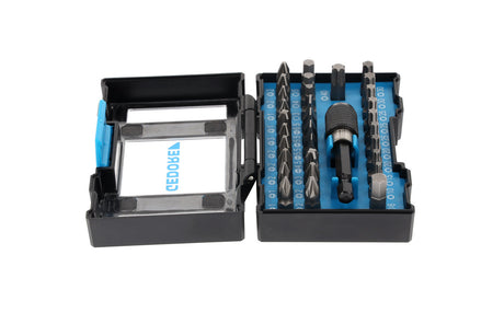 Set tubulare 1/4" cu prindere bit, pentru masina, 7; 8; 10; 12; 13; 3/8", 6 piese, Nr. 666-006, GEDORE - sefira.ro