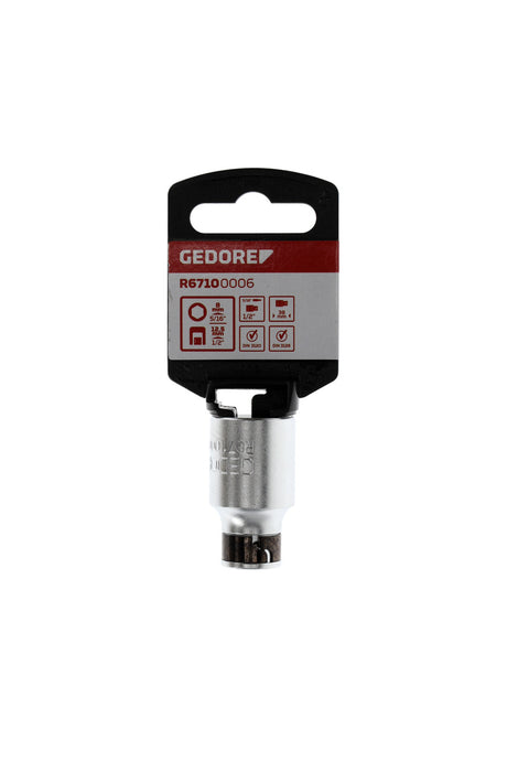 Adaptor de biti 1/4", de la antrenare hexagonala, la antrenare patrata, 25 mm, R47100103, GEDORE RED - sefira.ro