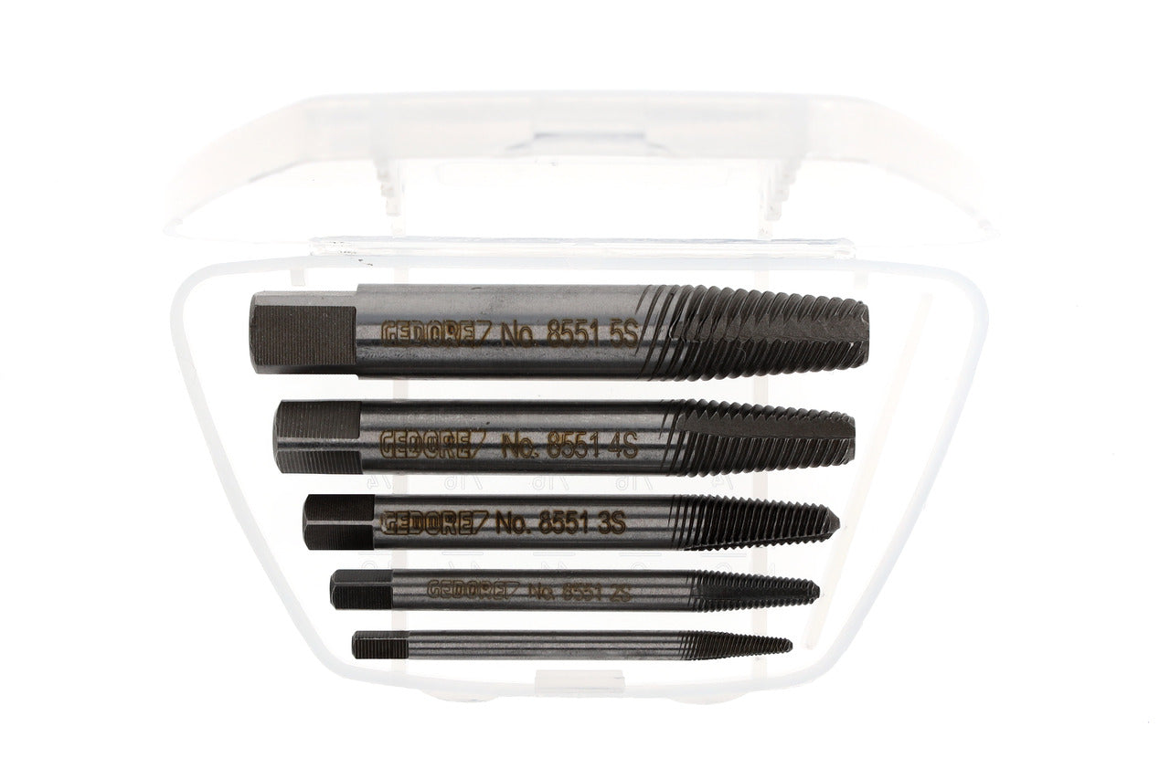 Set dornuri de extragere, M3-M18, 5 piese, 8551 S-005, GEDORE - sefira.ro