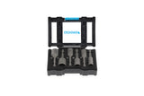 Set tubulare 1/4" cu prindere bit, pentru masina, 7; 8; 10; 12; 13; 3/8", 6 piese, Nr. 666-006, GEDORE - sefira.ro