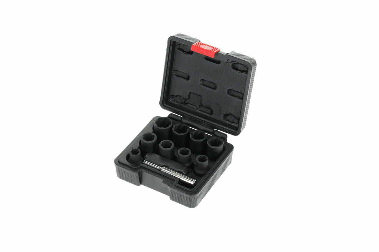 Set surubelnita si biti pentru suruburi blocate, cu clichet, 6 piese, R38004006, GEDORE RED - sefira.ro