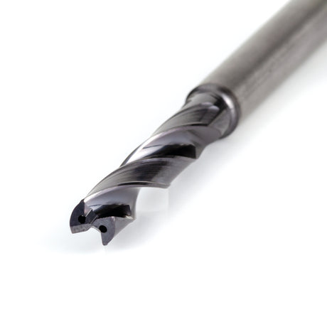 Burghie din carbura solida cu ax armat la 180 ° cu gauri KERFOLG FLAT 3XD - sefira.ro