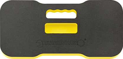 Foam knee mat KM STW, L490xl245xH30mm, anthracite-yellow, STAHLWILLE