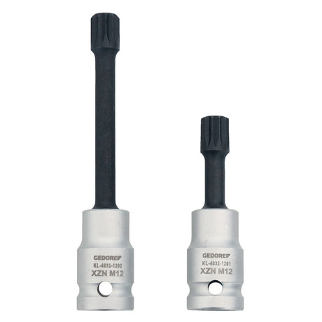 Set biti 1/2", XZN M12, 2 piese, KL-4032-120, GEDORE - sefira.ro