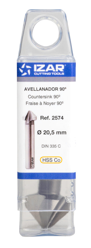 Tesitor HSS Co DIN335C 90º antivibratie - 2574 - 40.00 mm 3P  IZAR