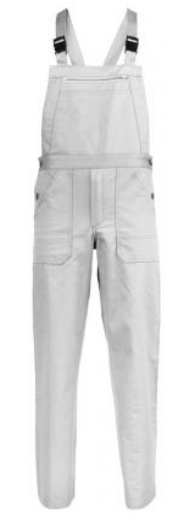 INDUSTRY PANTS, WHITE 65%PES-35%COTTON 245G_S (c