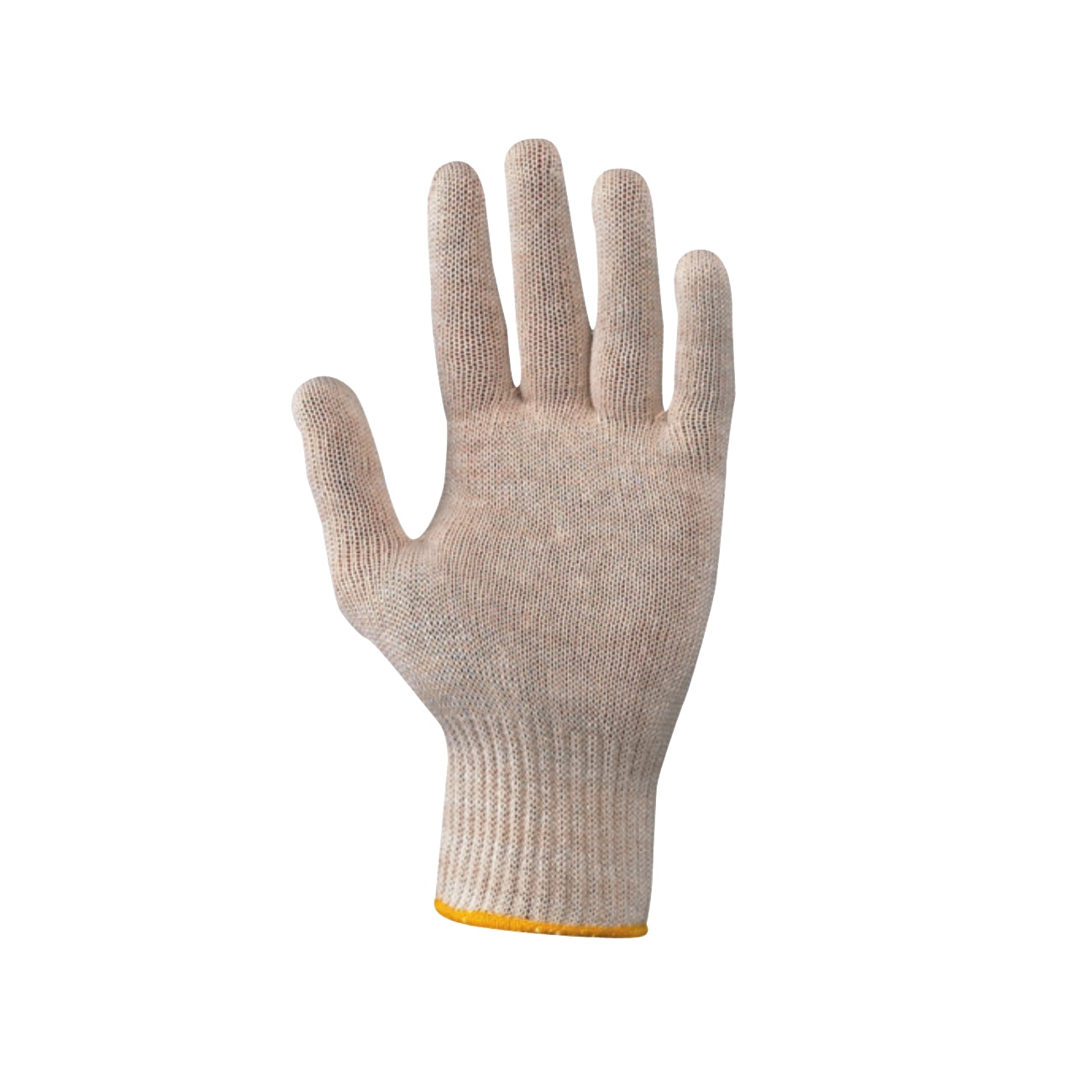 Continuous cotton wire work gloves