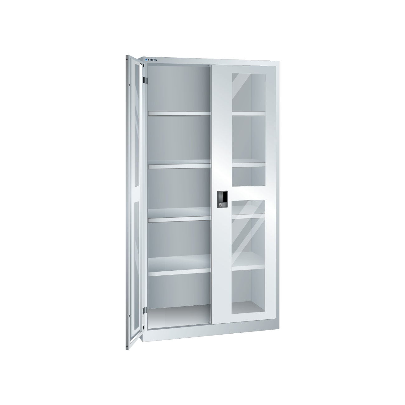 Cabinets with doors with transparent windows LISTA 60.201-60.202