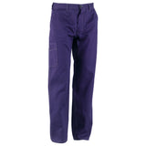 Pantaloni Workwear albastru din bumbac massaua sanforizat - sefira.ro