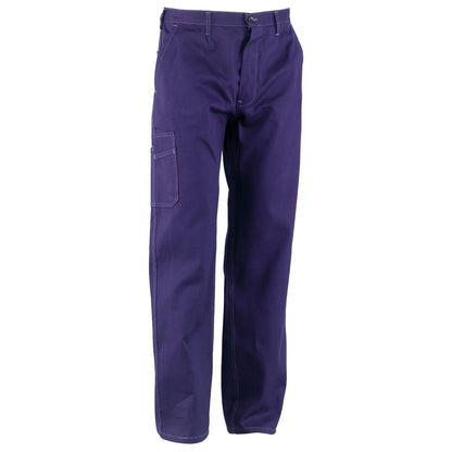 Pantaloni Workwear albastru din bumbac massaua sanforizat