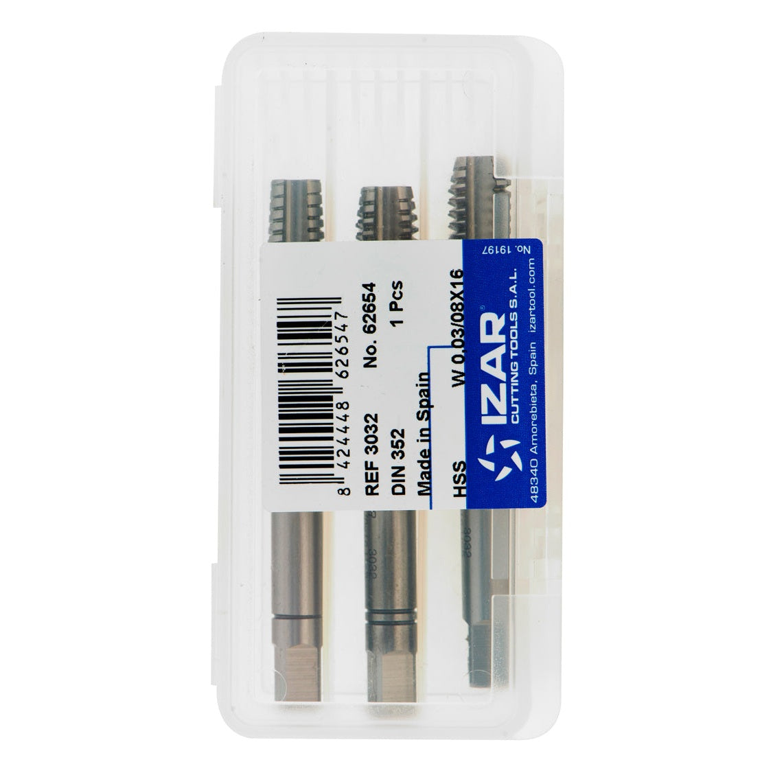 Set 3 tarozi de mana HSS DIN352 (W) - 3032 - 0.03/16X24 IZAR