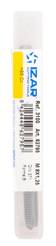 Tarod de masina drept HSS Co DIN371 (M) GUN - 3100 - 10.00X1.50 IZAR