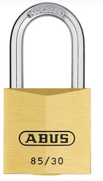 Brass padlock no. 85, 30 mm, security level: 5, ABUS