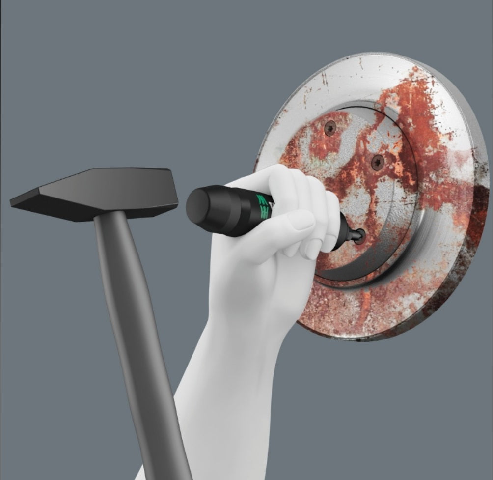 Set surubelnite de impact cu clichet, 90Nm, 17 buc, 05072017001, WERA - sefira.ro