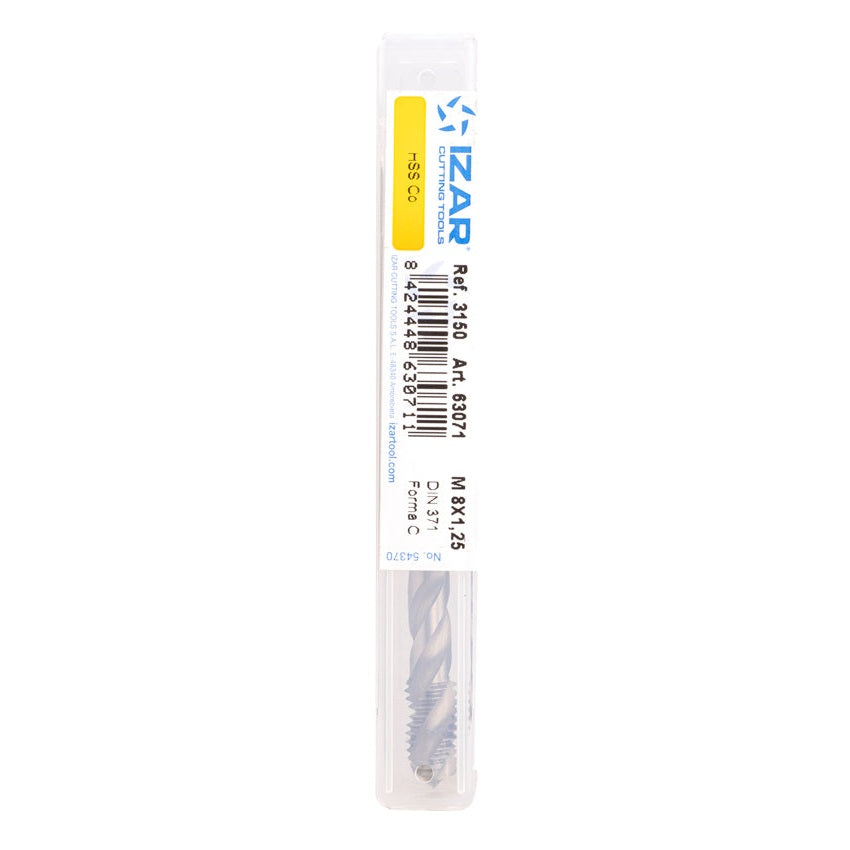 Tarod de masina spiralat HSS Co DIN371 (M)  - 3150 - 04.00X0.70 IZAR