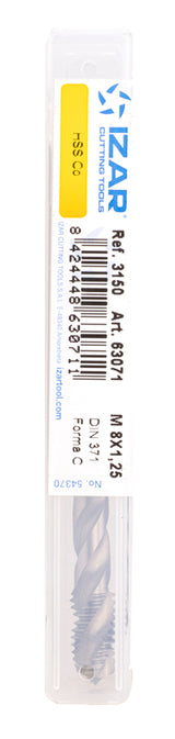 Tarod de masina spiralat HSS Co DIN371 (M)  - 3150 - 06.00X1.00 IZAR