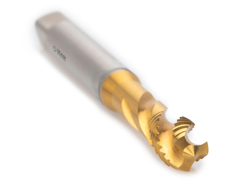Tarod de masina spiralat HSS Co DIN371 (M) Inox - 3159 - 02.00X0.40 - TIN IZAR
