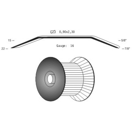 Agrafe metalice OMER Serie ROLL-A - sefira.ro