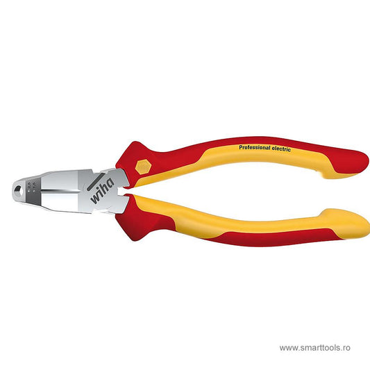 Professional VDE TriCut installation pliers, 3 functions, WIHA