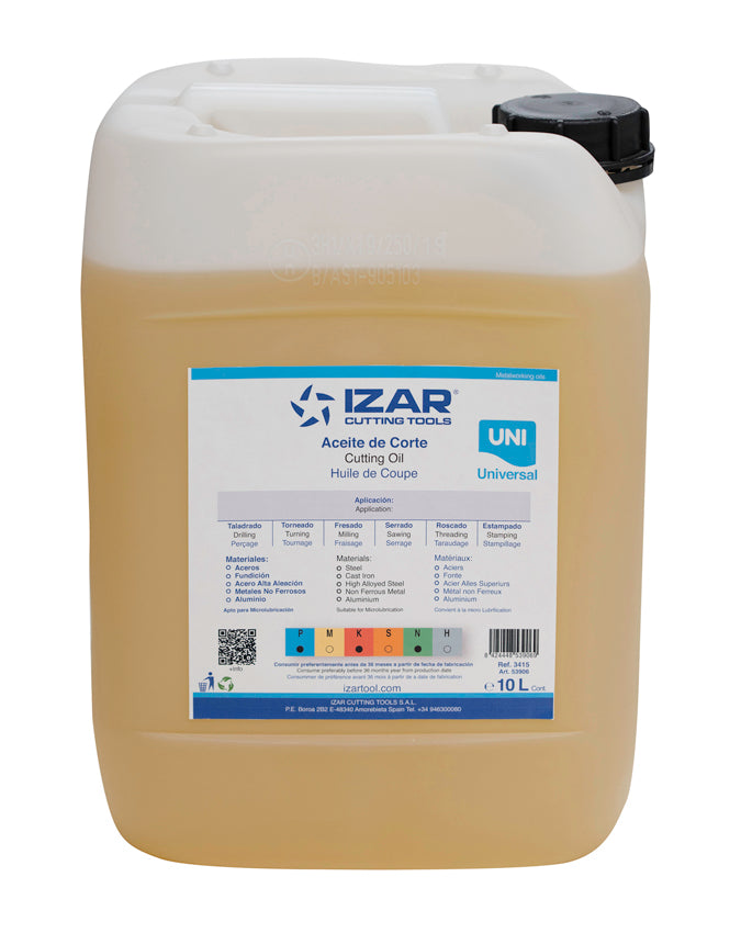 CUTTING OIL/WATER SOLUBLE FLUID - 3415 - ACEITE UNIVERSAL 10.00 L IZAR