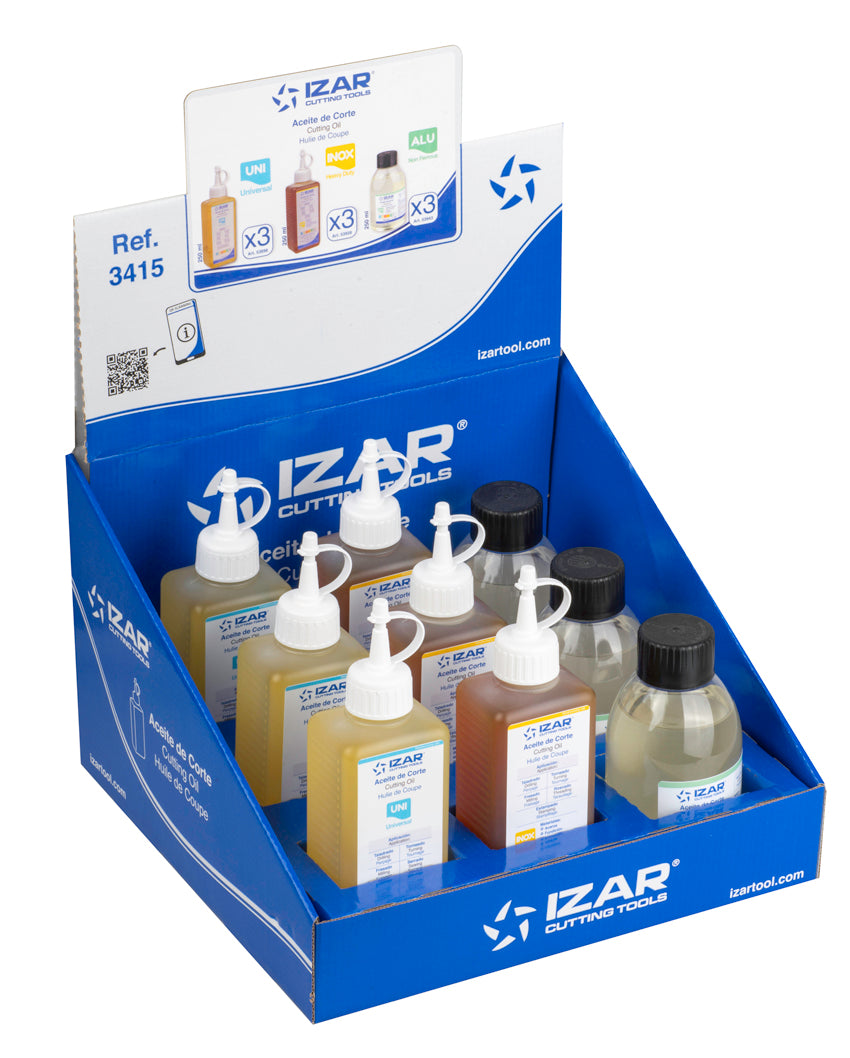 3415 - MIXED OIL EXHIBITOR (9 pcs.) IZAR