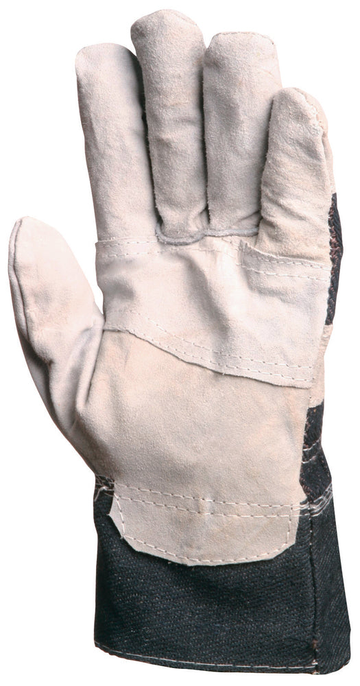 Manusi de protectie pentru lucru, EP 202, marimea 10, piele bovina culoare gri, COVERGUARD - sefira.ro