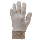 MĂNUȘI DIN BUMBAC , 30 GR ALB INTERLOCK, CU MANȘETĂ_7 - sefira.ro