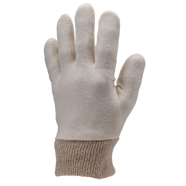 MĂNUȘI DIN BUMBAC , 30 GR ALB INTERLOCK, CU MANȘETĂ_7 - sefira.ro