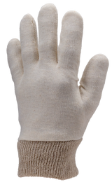 MĂNUȘI DIN BUMBAC , 30 GR ALB INTERLOCK, CU MANȘETĂ_7 - sefira.ro