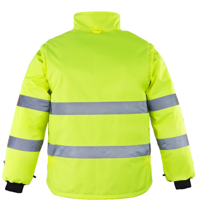 Protective jacket, ROADWAY 4in1, size L, yellow/blue, COVERGUARD