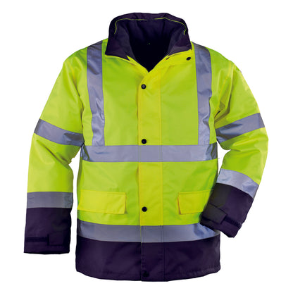 Protective jacket, ROADWAY 4in1, size L, yellow/blue, COVERGUARD