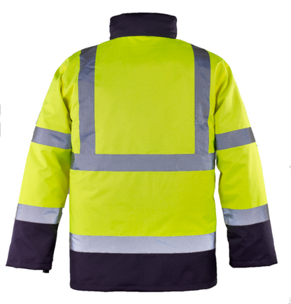 Protective jacket, ROADWAY 4in1, size L, yellow/blue, COVERGUARD