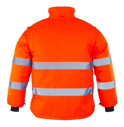 Protective jacket, ROADWAY 4in1, size L, orange/blue, COVERGUARD