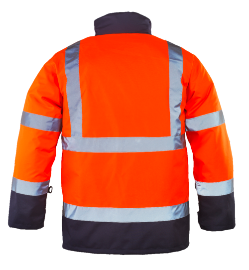 Protective jacket, ROADWAY 4in1, size L, orange/blue, COVERGUARD