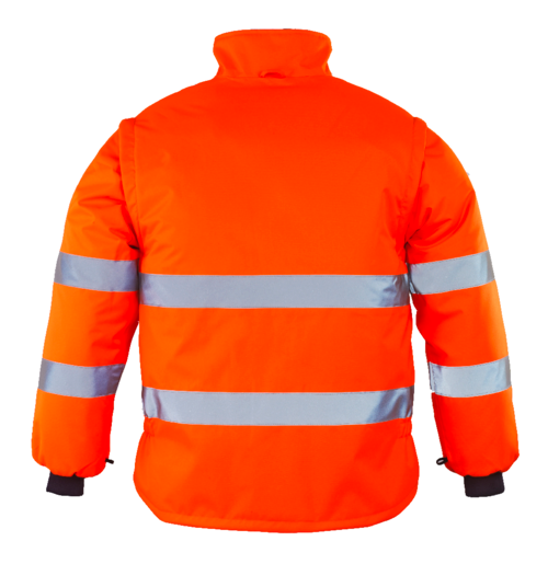 Protective jacket, ROADWAY 4in1, size L, orange/blue, COVERGUARD