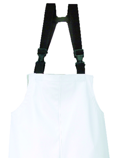 PU FOOD PANTS, WHITE_L (ST)