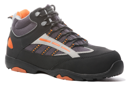 Safety boots with toe cap, HILLITE, S1P HRO SRA, size 39, black - orange, COVERGUARD