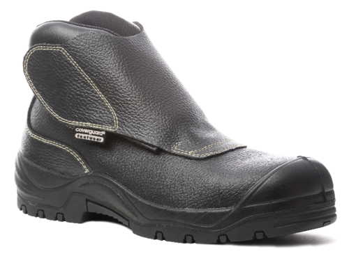 QUADRUFITE welding safety boots, CK composite toe cap, S3 HRO HI SRC, size 38, black, COVERGUARD