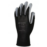 Manusi de protectie EUROLITE EP, marimea 7, imersate in nitril gri, pentru conditii poluate, COVERGUARD - sefira.ro